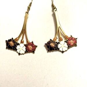 Vintage Floral Earrings